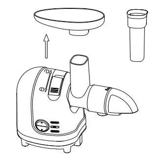 H Koenig hsx16 Slow Horizontal Juicer - figure 14