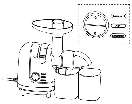 H Koenig hsx16 Slow Horizontal Juicer - figure 2
