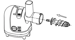 H Koenig hsx16 Slow Horizontal Juicer - figure 4