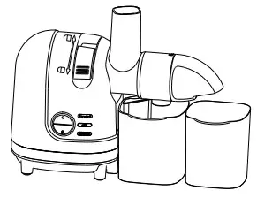 H Koenig hsx16 Slow Horizontal Juicer - figure 8