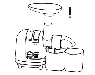 H Koenig hsx16 Slow Horizontal Juicer - figure 9