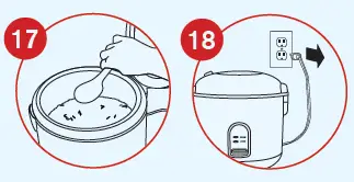 bene casa BC-43923 10-Cup Rice Cooker And Steamer fig 13