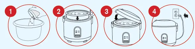 bene casa BC-43923 10-Cup Rice Cooker And Steamer fig 15