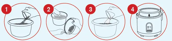 bene casa BC-43923 10-Cup Rice Cooker And Steamer fig 4 (2)