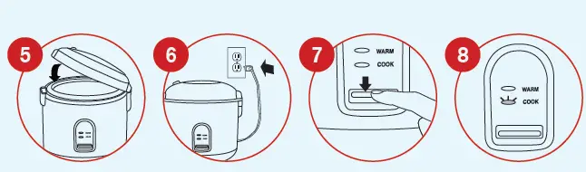 bene casa BC-43923 10-Cup Rice Cooker And Steamer fig 5