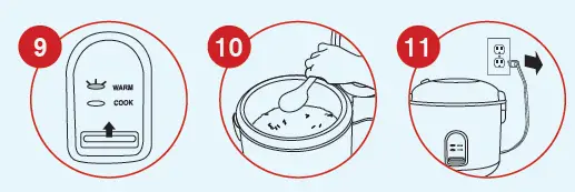 bene casa BC-43923 10-Cup Rice Cooker And Steamer fig 7