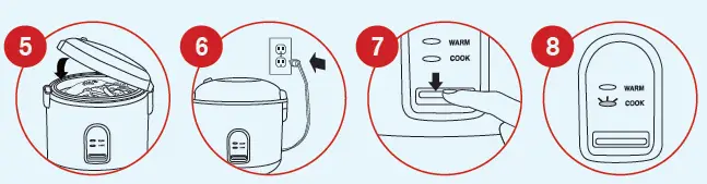 bene casa BC-43923 10-Cup Rice Cooker And Steamer fig 9