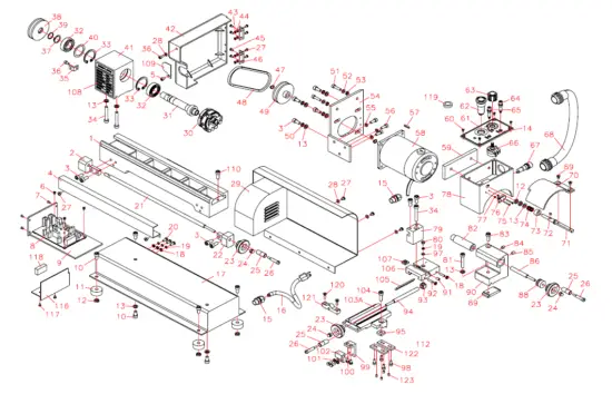 AXMINSTER -505100 C0 Metal -Turning Lathe- fig- 6