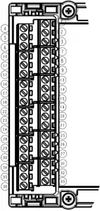 Relay Output Module, Cable 1 - 2