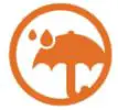 Weather resistant icon