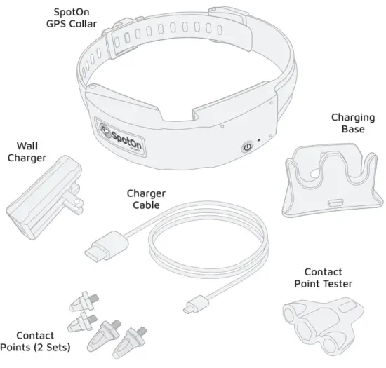 SpotOn GPS Fence Dog Collar Fence - box