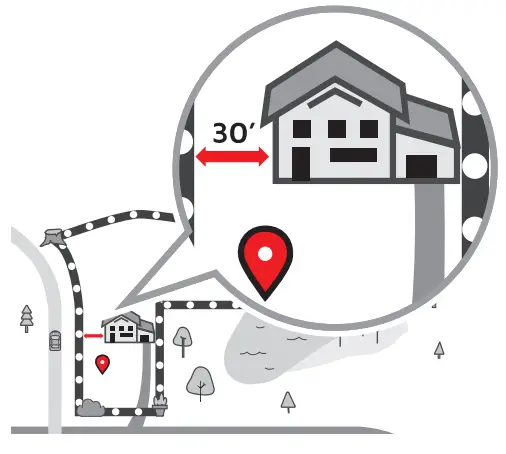 SpotOn GPS Fence Dog Collar Fence - passageway