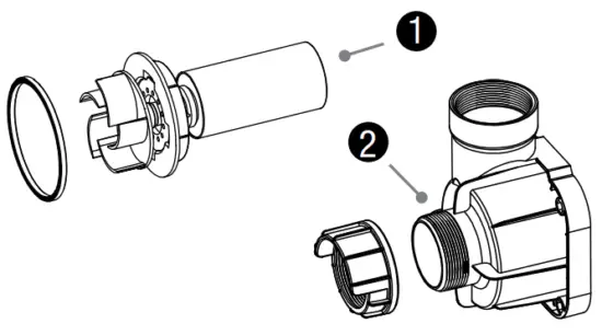 Aquascape SLD Series SLD 2000 5000 Adjustable Flow Pond Pump - upper right1