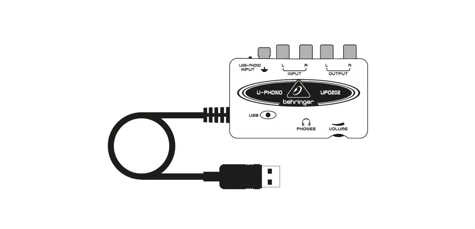 Behringer U-phono Ufo202 Audiophile Usb/audio Interface With Built-in Phono Preamp User Manual