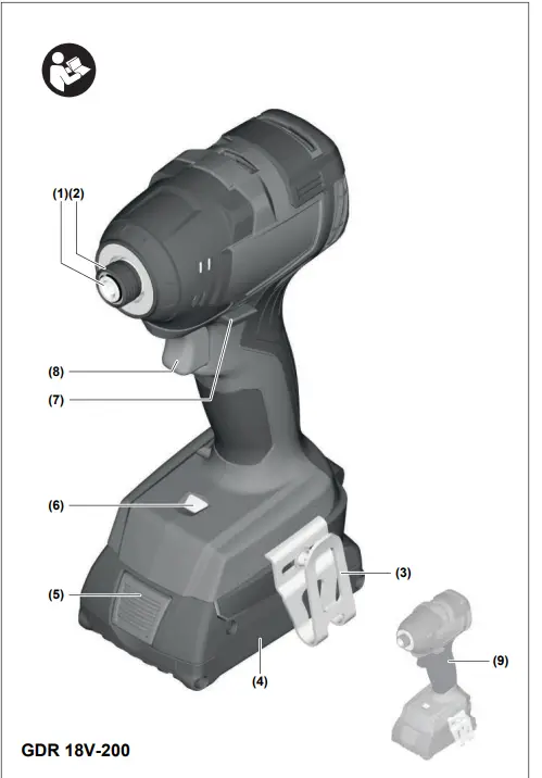 BOSCH GDS Professional Cordless Impact Wrench 1