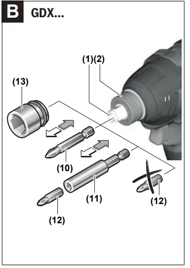 BOSCH GDS Professional Cordless Impact Wrench 3