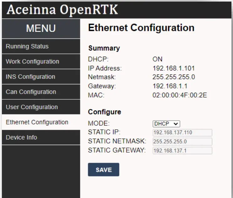 ACEINNA OpenRTK330 Evaluation Kit - app 9