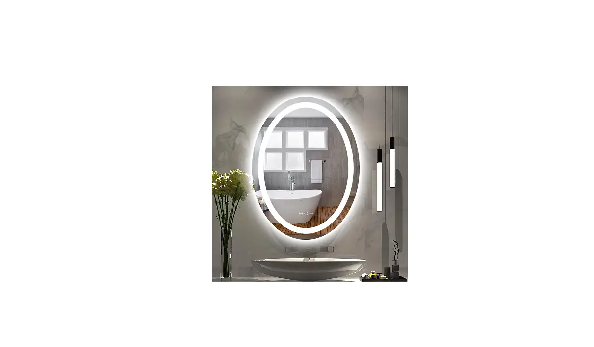 Keonjinn Ec-bmn-6172 24x32 Inch Oval Led Bathroom Mirror Instruction Manual