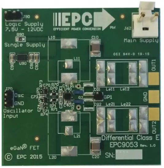EPC2019C Class-E Wireless Power Amplifier