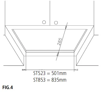 caple ST853 Storm Built-Under Hood - 3