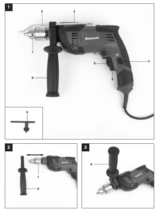Einhell TH-ID 1000 E Hammer Drill-fig1