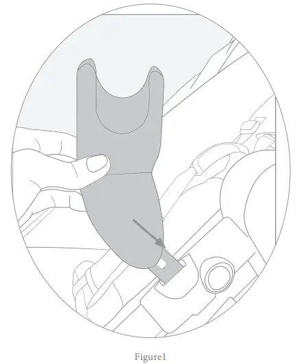 BURLEY-960201-Solstice-Eur-oCar-Seat-Adapter-FIG-1