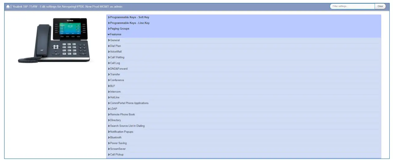 airespring SIP-T54W Yealink Prime Business Phone - Fig 6