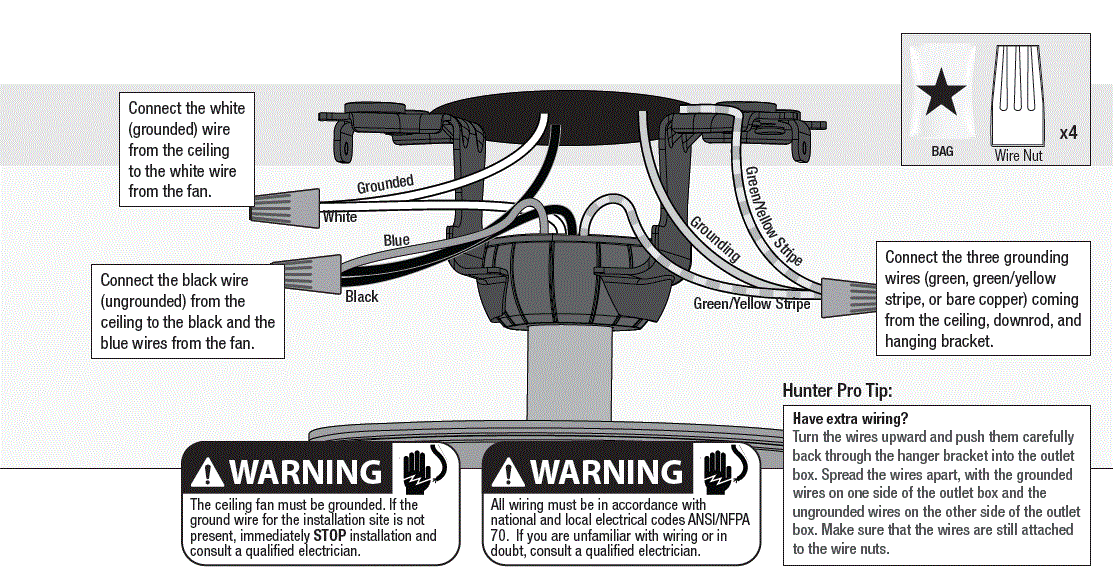 Hunter 51583 Flat Matte Black Gallegos FIG 12
