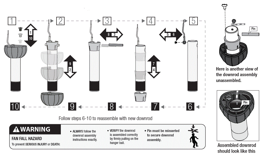 Hunter 51583 Flat Matte Black Gallegos FIG 23