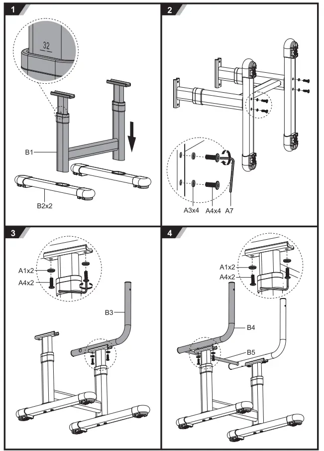 VIPACK Healthy Ergo Study Desk & Chair 3