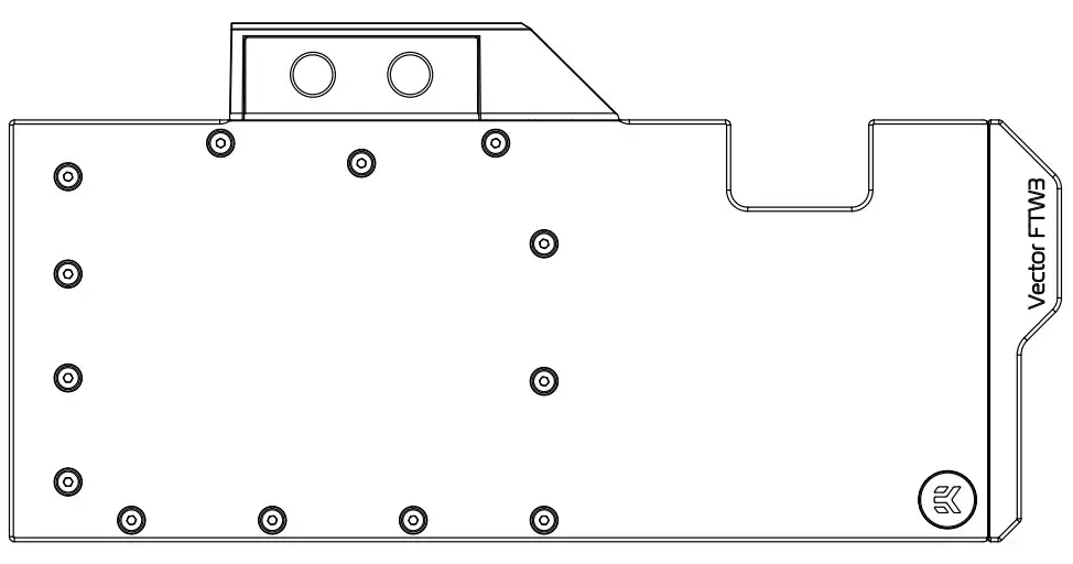 ekwb FTW3 RTX 3070 Ti EK-Quantum Vector