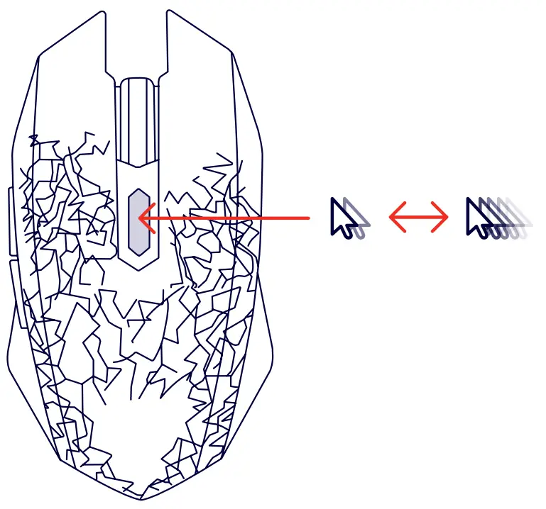 Trust GXT 107 IZZA Wireless Gaming Mouse - Mouse Instractions 3