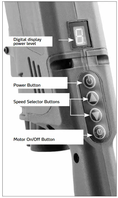 STORCH Spider 2800 L Wall and Ceiling Sander - ROTATION SPEED