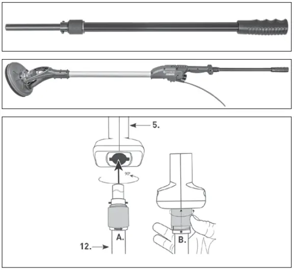 STORCH Spider 2800 L Wall and Ceiling Sander - available as option