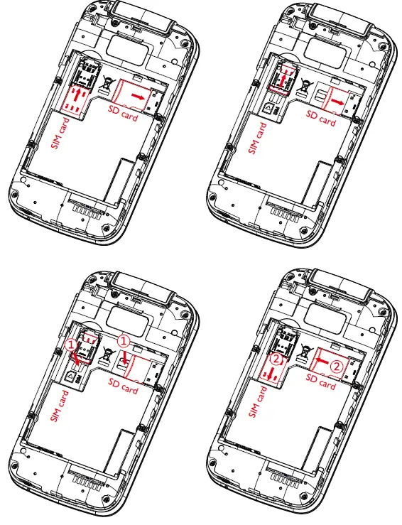 TCL ALT408DL Flip 2 4GB Flip Phone 3