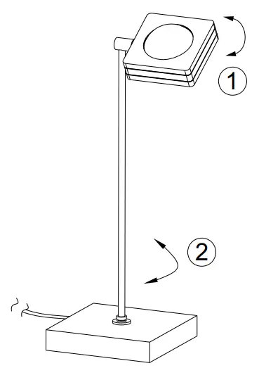 Paul Neuhaus 4461-55 Q FISHEYE LED Table Light - 4