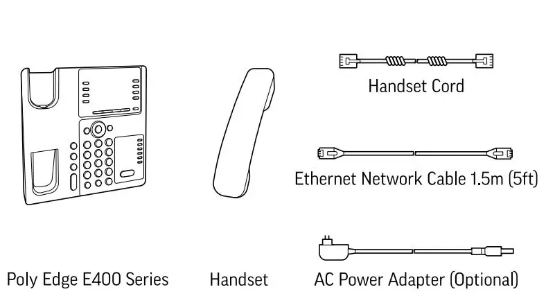 poly Edge E450 IP Desk Phone fig (4)