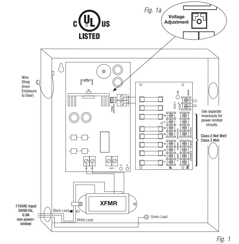Altronix ALTV615DC8UL CCTV Camera and Accessory Power Supply