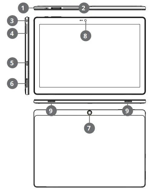 Kruger Matz KM1072 Tablet Eagle - Part