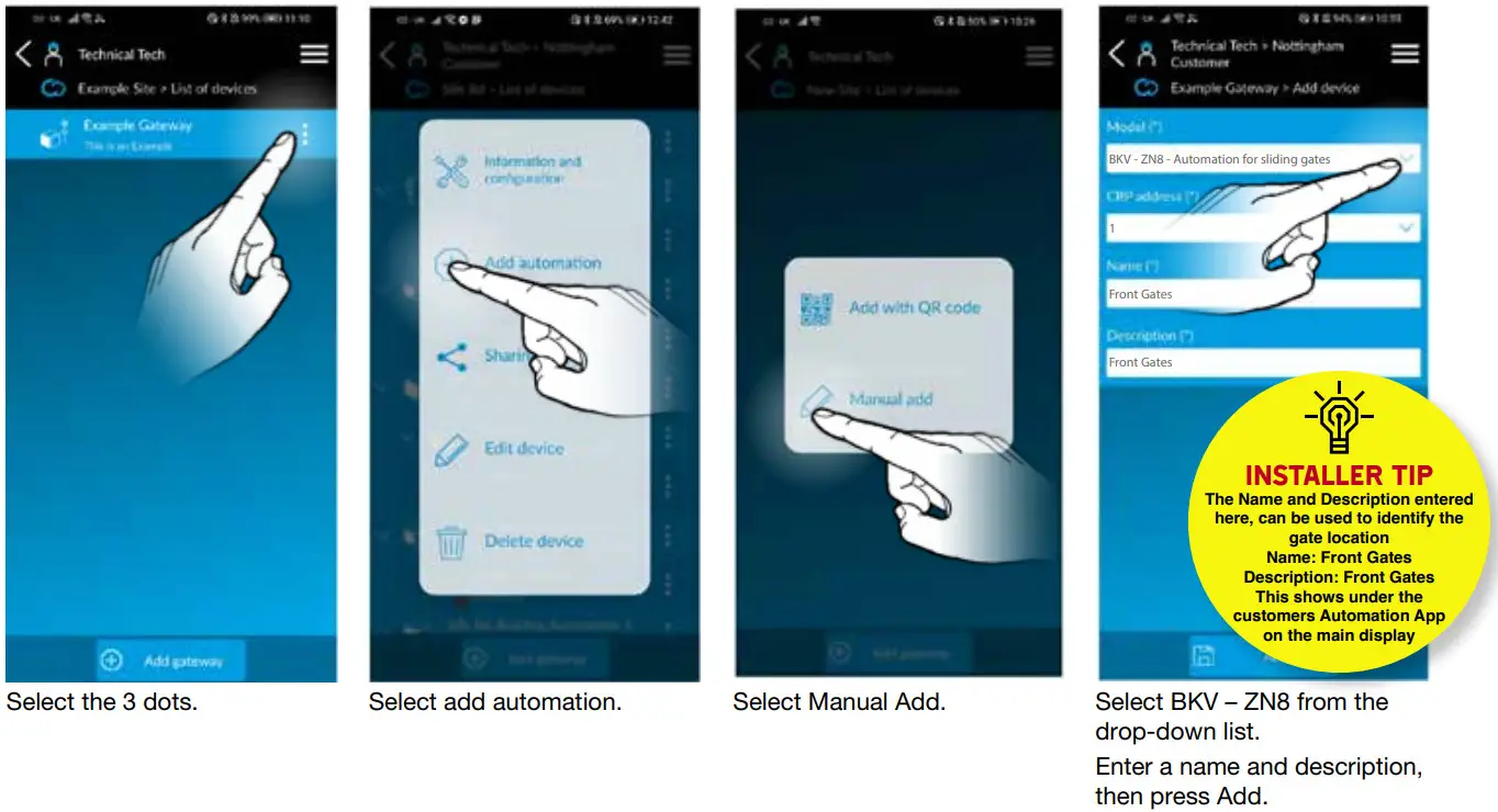 CAME BKV2000P Sliding Gate Kit - Fig 11