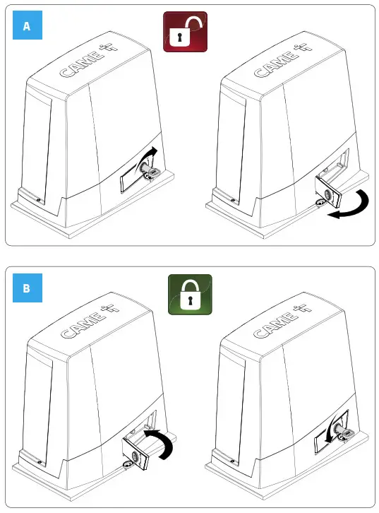 CAME BKV2000P Sliding Gate Kit - Fig 4