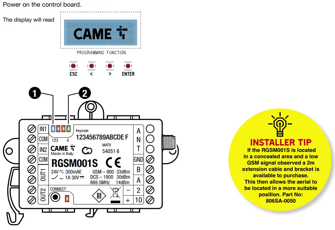 CAME BKV2000P Sliding Gate Kit - Fig 6