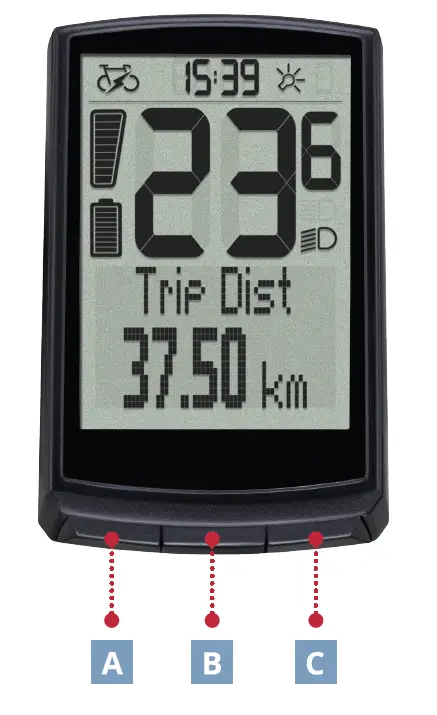 GIANT RideDash Plus 2 Electric Bike Cycling Computer Display fig (3)