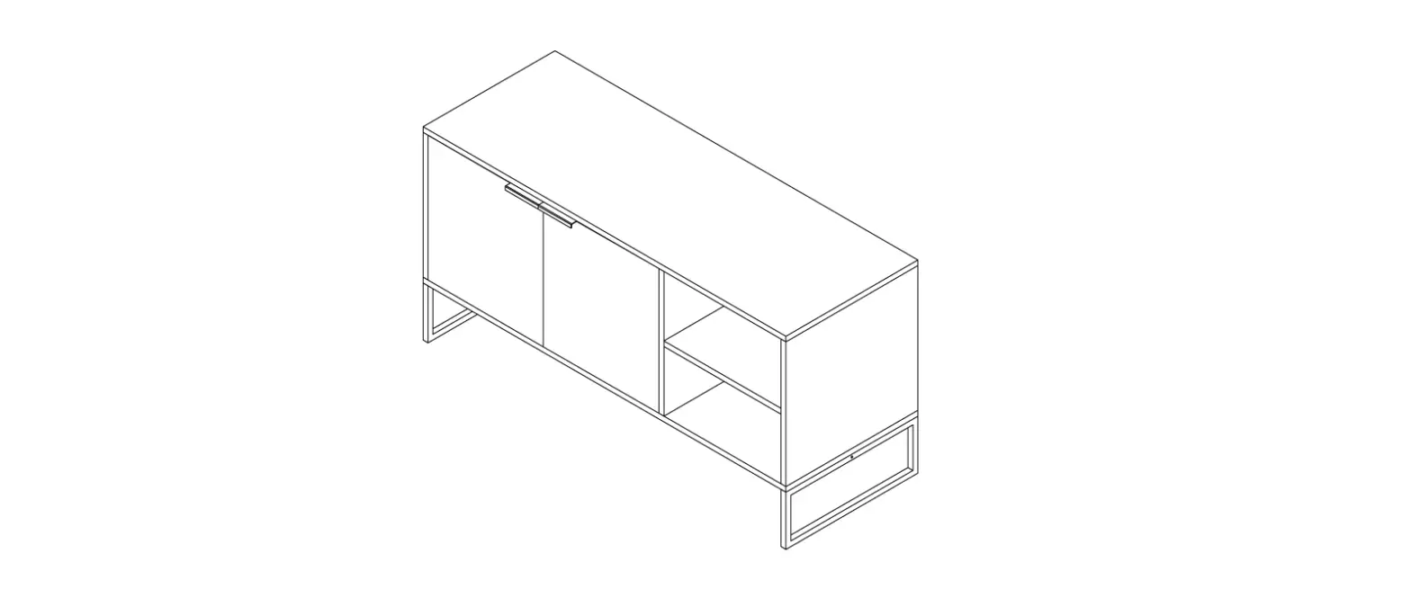Anmytek Stockholm Media Console Tv Stand With Doors Installation Guide