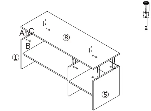 Anmytek-Stockholm-Media-Console-TV-Stand-with-Doors-FIG-6
