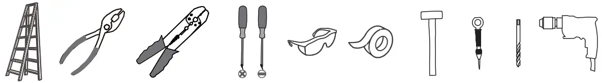 QUOIZEL HAZ9009EK Hazel 1 Light Earth Black Outdoor Post Lantern - SAFETY INFORMATION