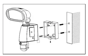 Mount the 939ASD to the wall by provided 1