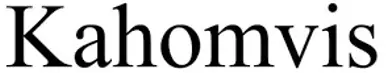 Kahomvis - logo