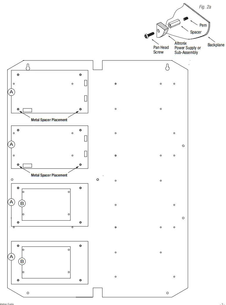 Altronix Trove2KS2 Trove2 Enclosure with Keri Systems Backplane - Assemblies