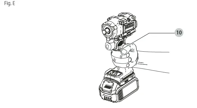DEWALT DCF921E2T-QW Hog Ring Brushless compact impact driver 4